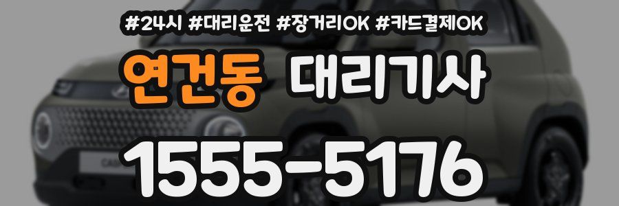 연건동 대리기사