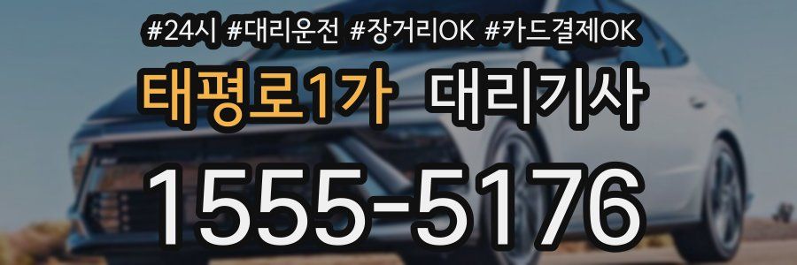 태평로1가 대리기사
