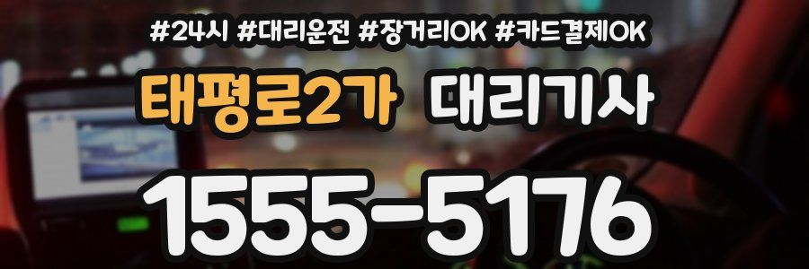 태평로2가 대리기사