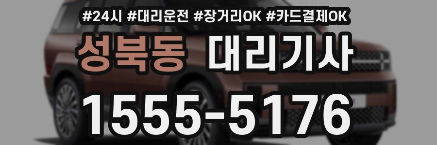 성북동 대리기사