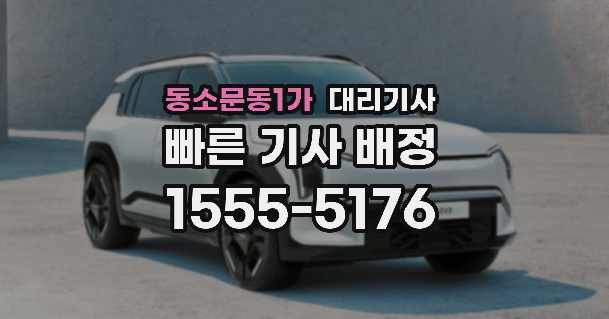 동소문동1가 대리기사