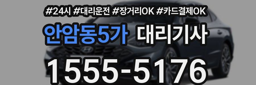안암동5가 대리기사