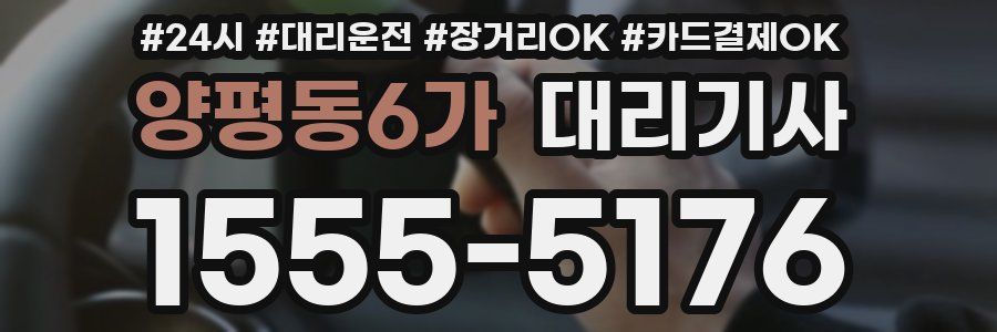 양평동6가 대리기사