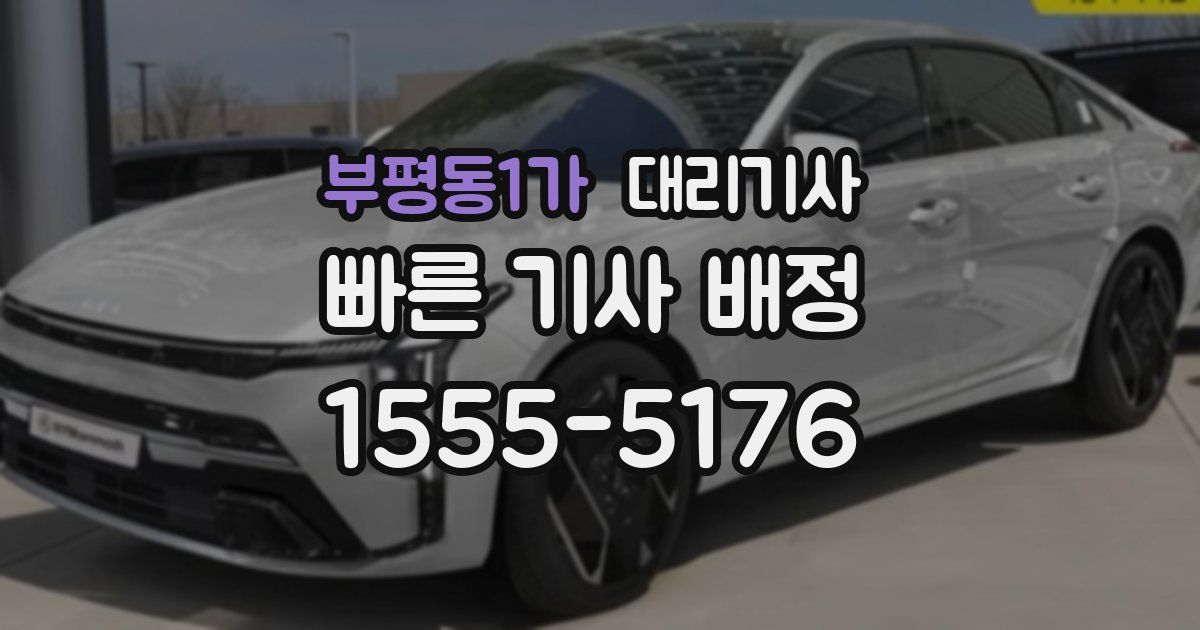 부평동1가 대리기사
