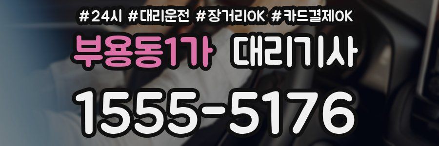 부용동1가 대리기사