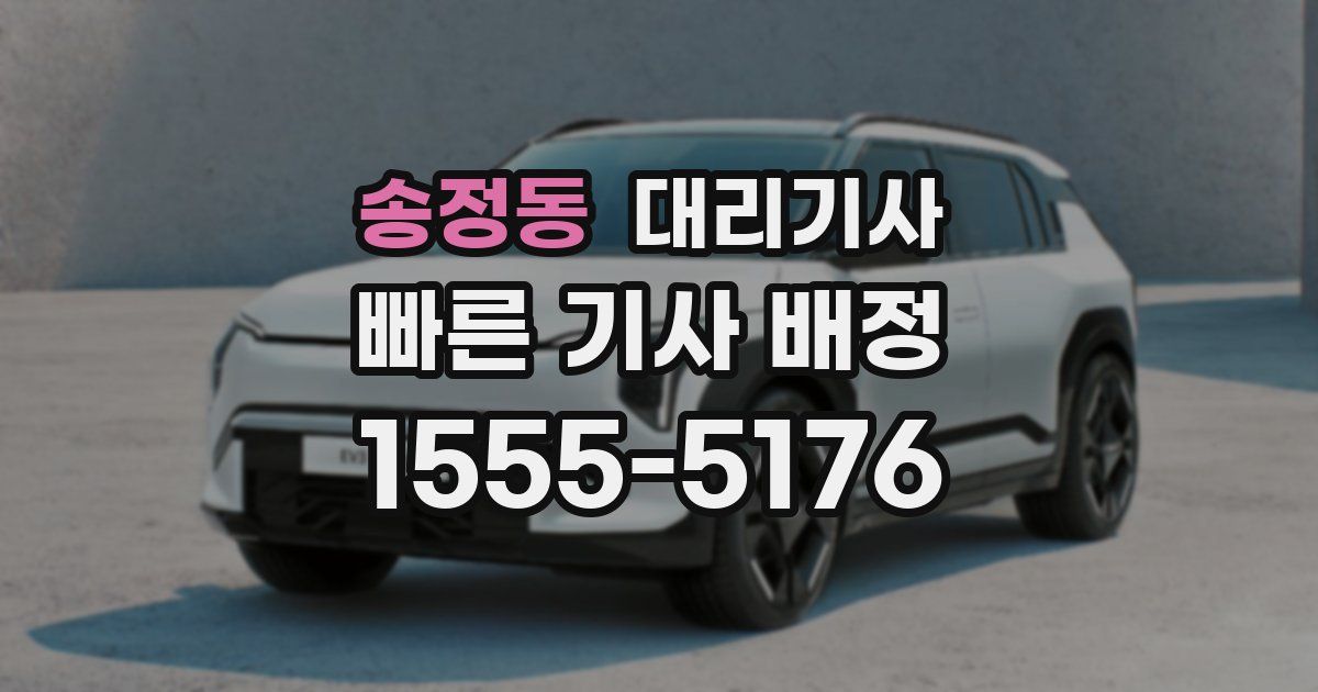 송정동 대리기사