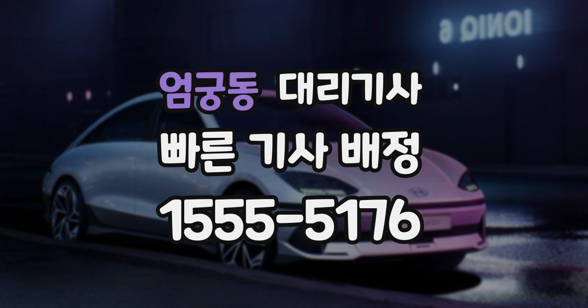 엄궁동 대리기사