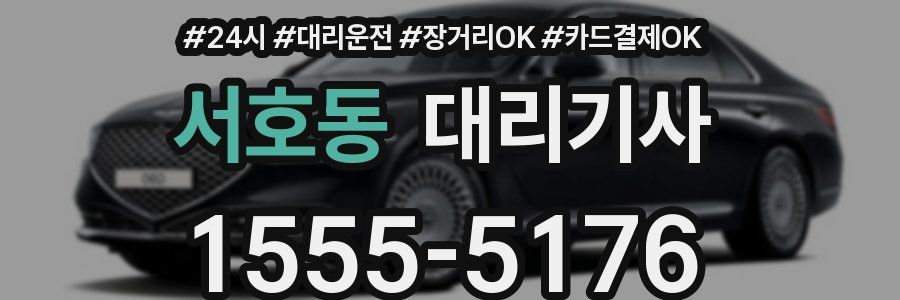 서호동 대리기사