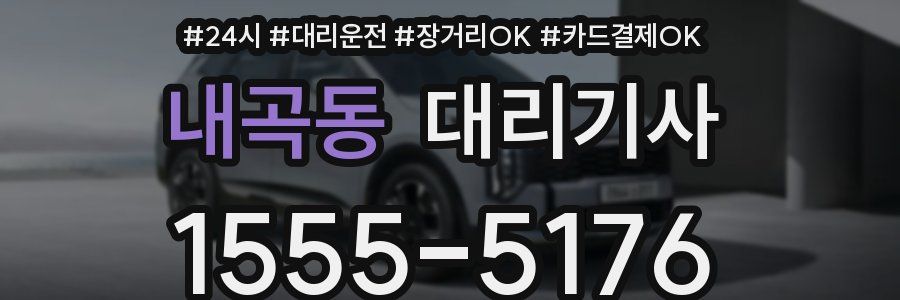 내곡동 대리기사