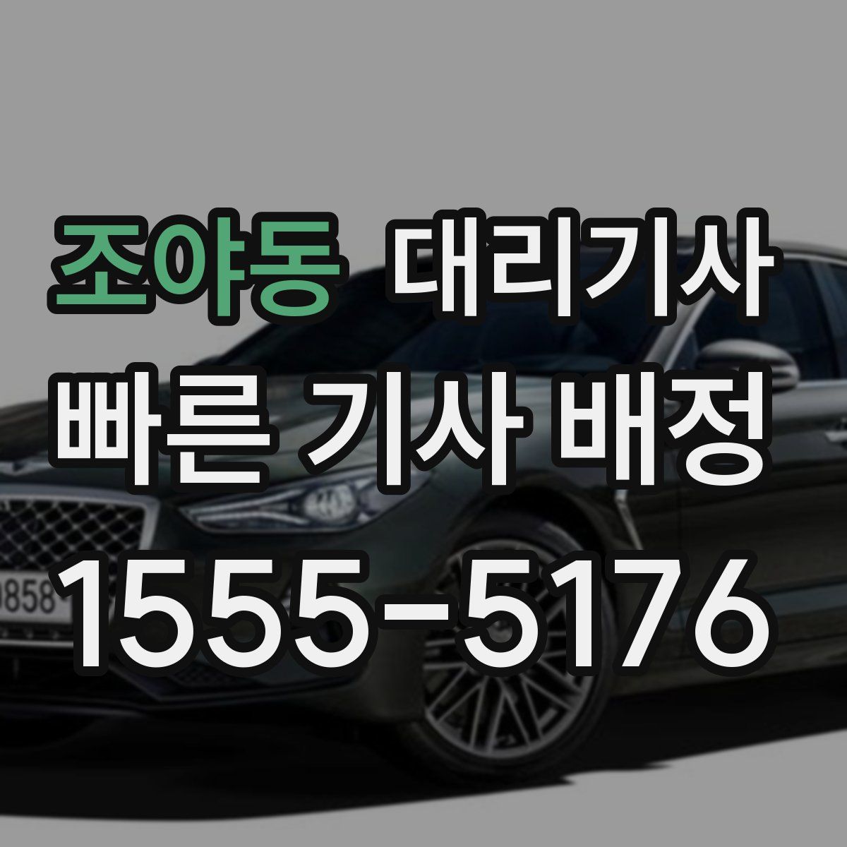 조야동 대리기사