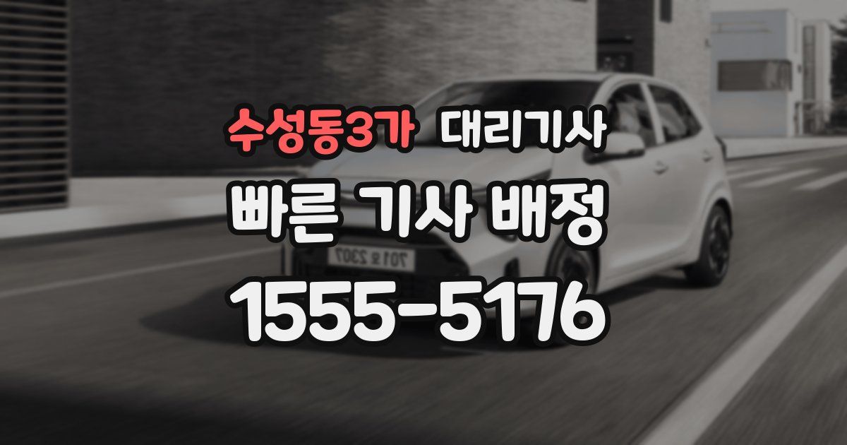 수성동3가 대리기사