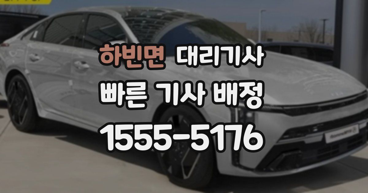 하빈면 대리기사