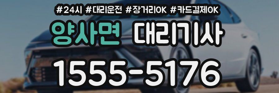 양사면 대리기사