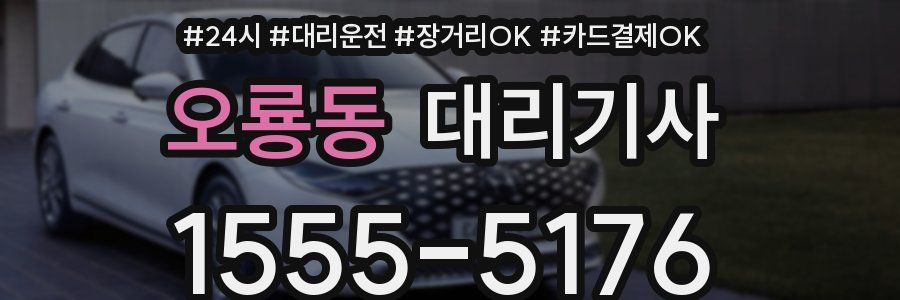 오룡동 대리기사