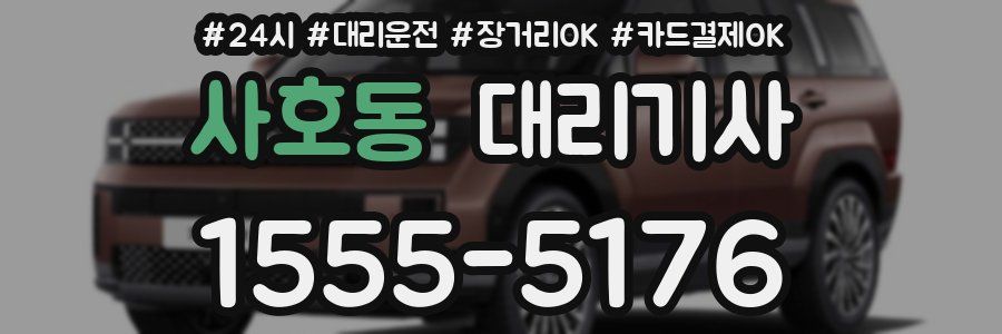 사호동 대리기사