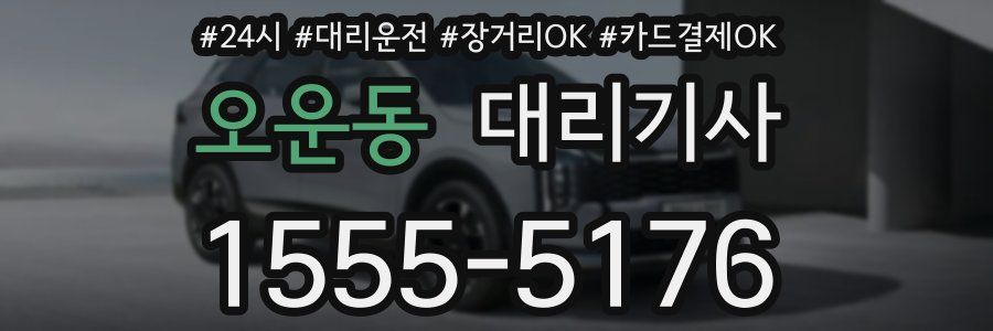 오운동 대리기사