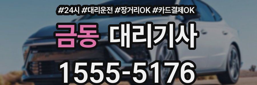 금동 대리기사