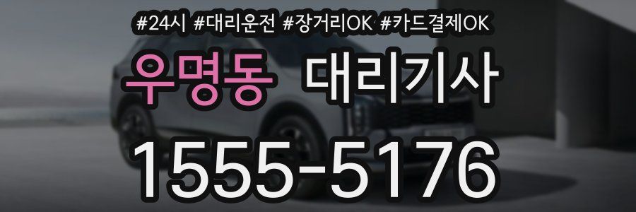 우명동 대리기사