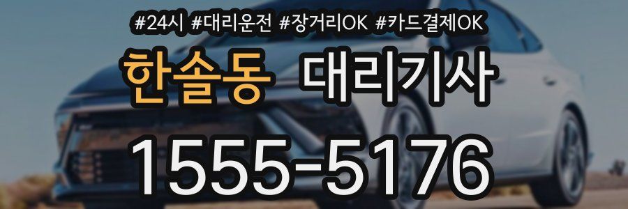 한솔동 대리기사