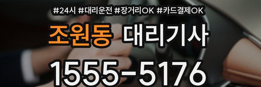 조원동 대리기사
