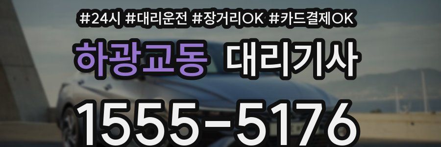 하광교동 대리기사