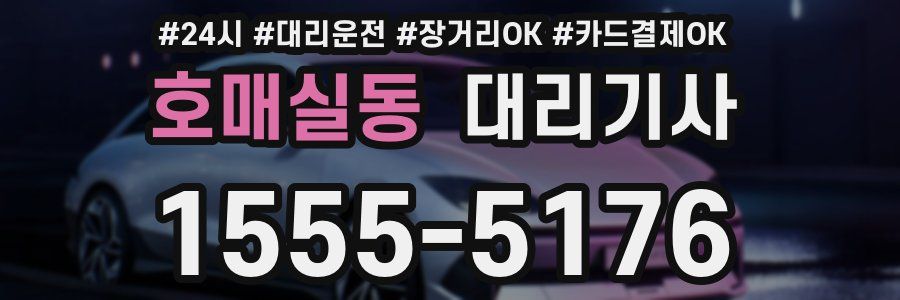 호매실동 대리기사