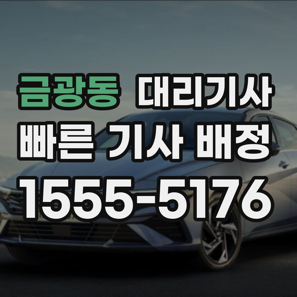 금광동 대리기사