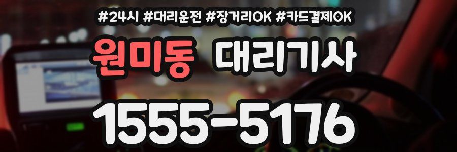원미동 대리기사