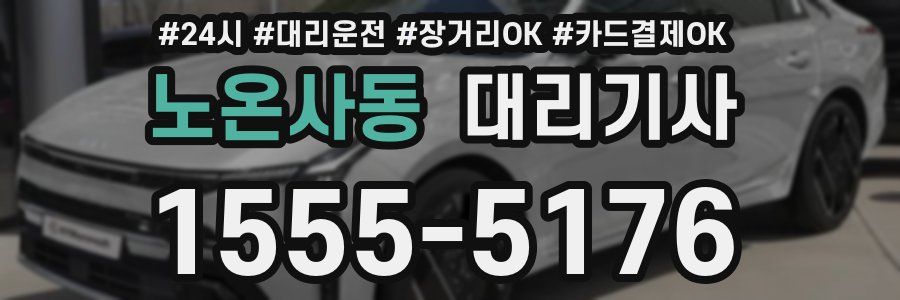 노온사동 대리기사