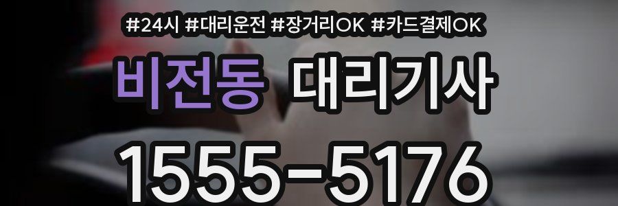 비전동 대리기사