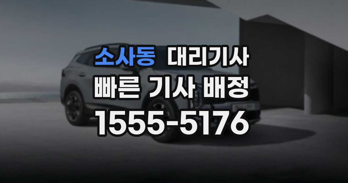 소사동 대리기사