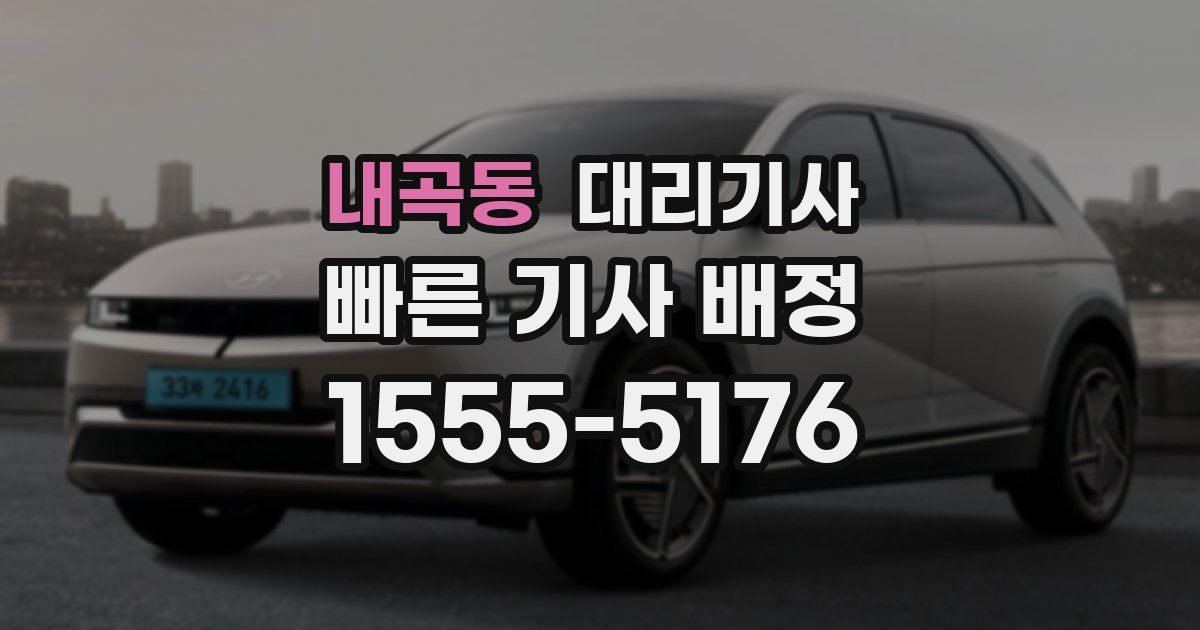 내곡동 대리기사