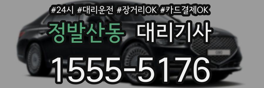정발산동 대리기사