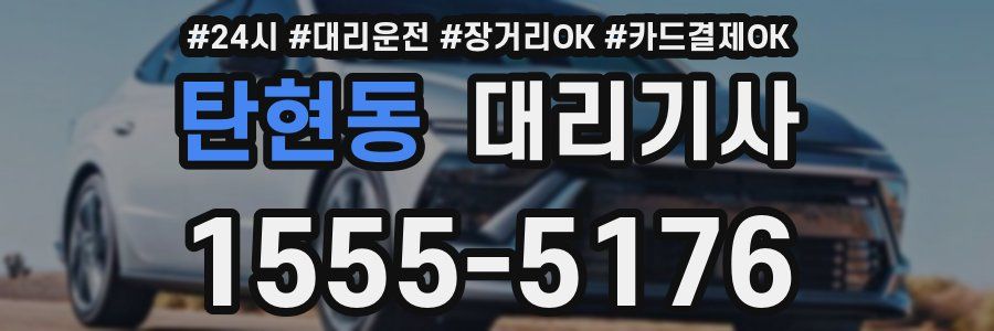 탄현동 대리기사