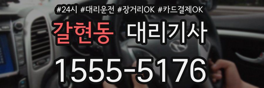 갈현동 대리기사