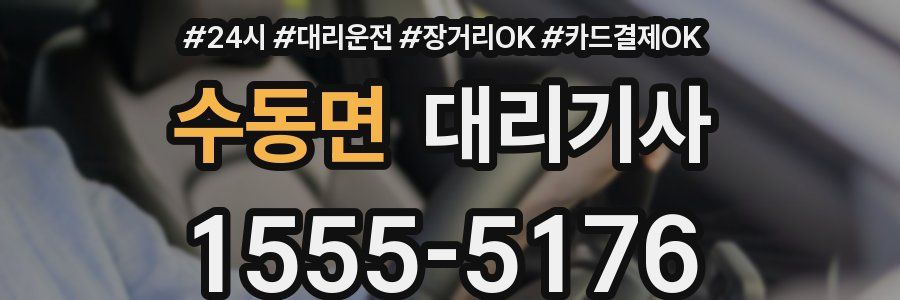 수동면 대리기사