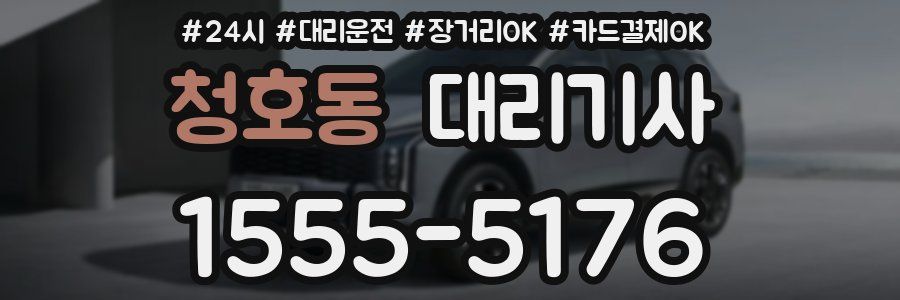청호동 대리기사