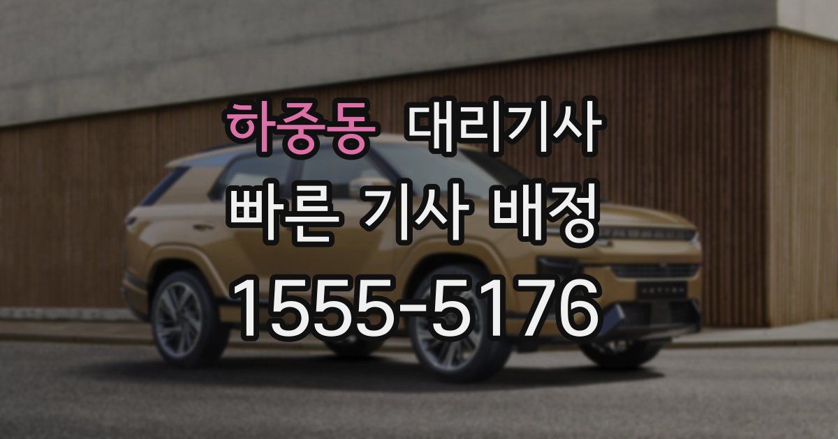 하중동 대리기사