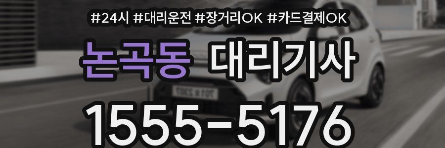논곡동 대리기사