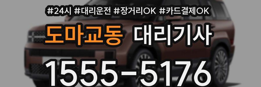 도마교동 대리기사