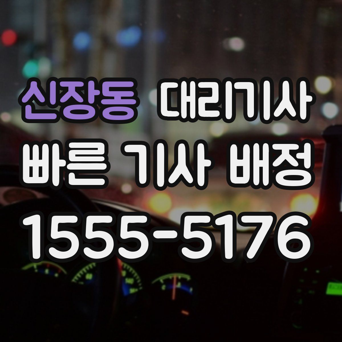 신장동 대리기사
