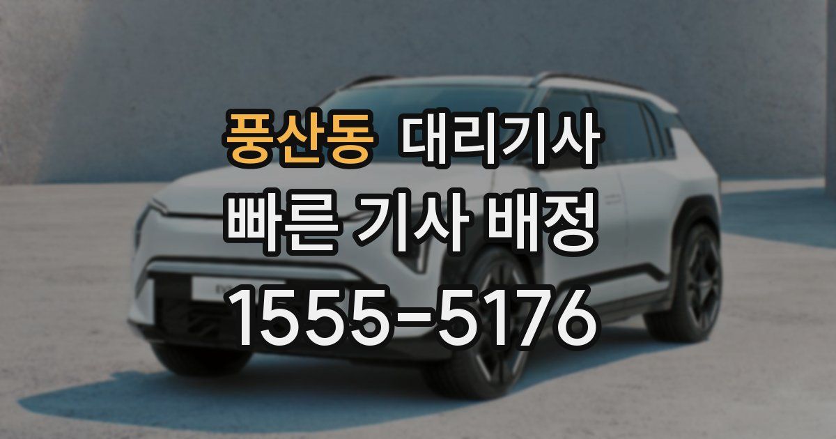 풍산동 대리기사