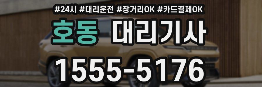 호동 대리기사