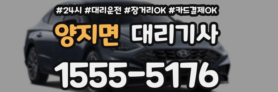 양지면 대리기사