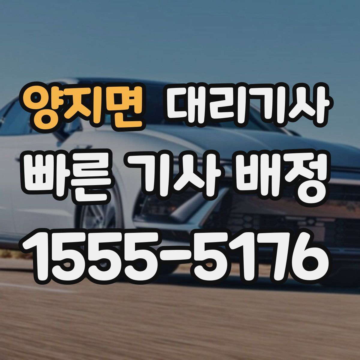 양지면 대리기사