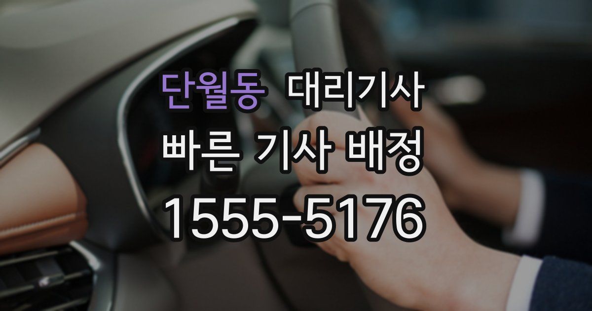 단월동 대리기사