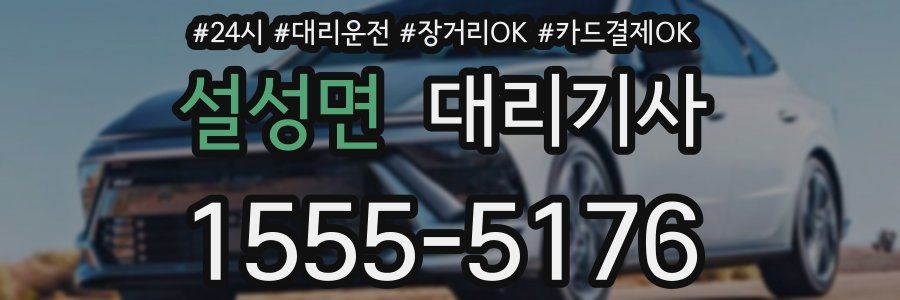 설성면 대리기사