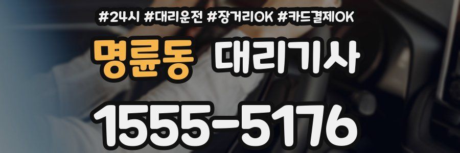 명륜동 대리기사