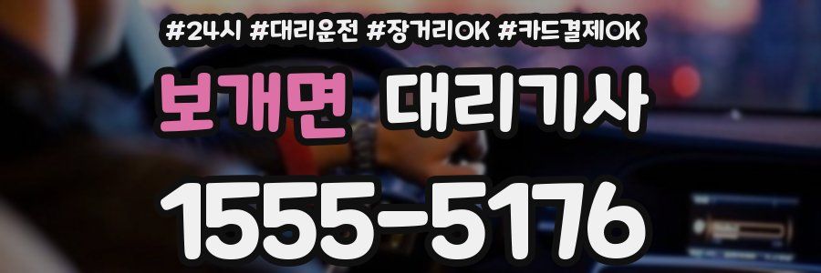 보개면 대리기사