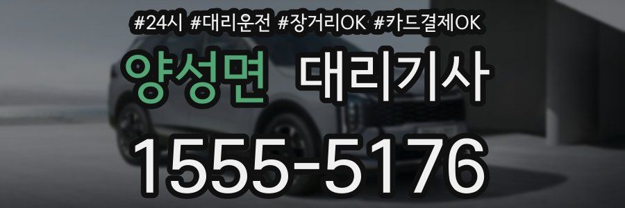 양성면 대리기사